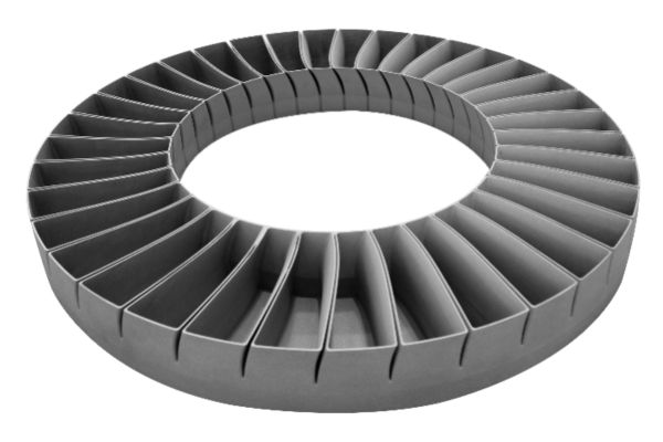 Metal 3D printed aircraft engine impeller 1