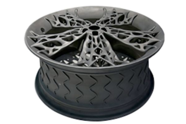 Metal 3D printed car wheels