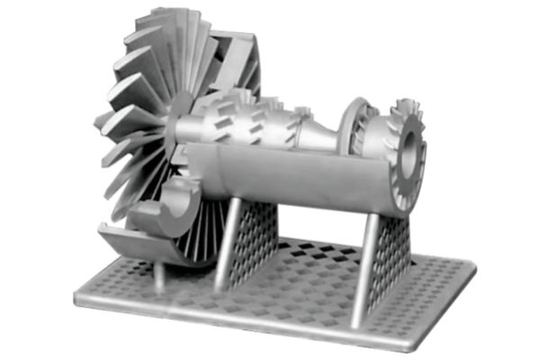 Metal 3D printed jet engine