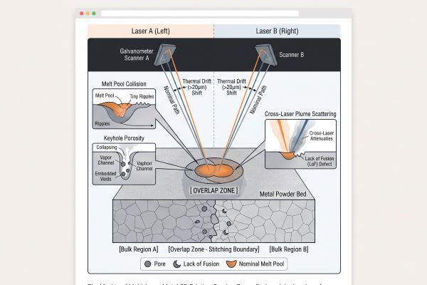 Why Multi-Laser Metal 3D Printing Causes Overlap Defects
